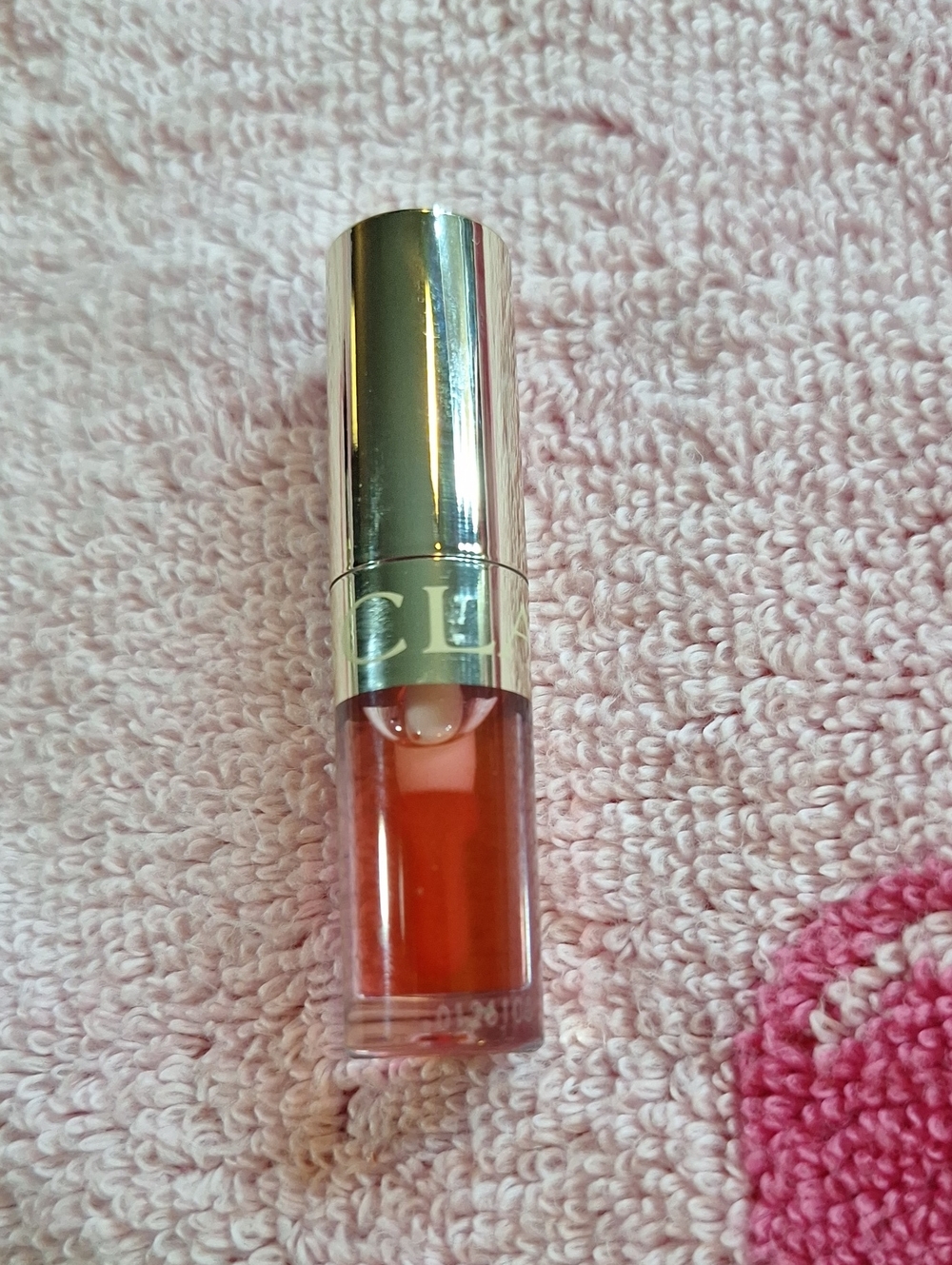 Clarins Cherry Hydrating Lip Gloss - Red Shine. New No Box
